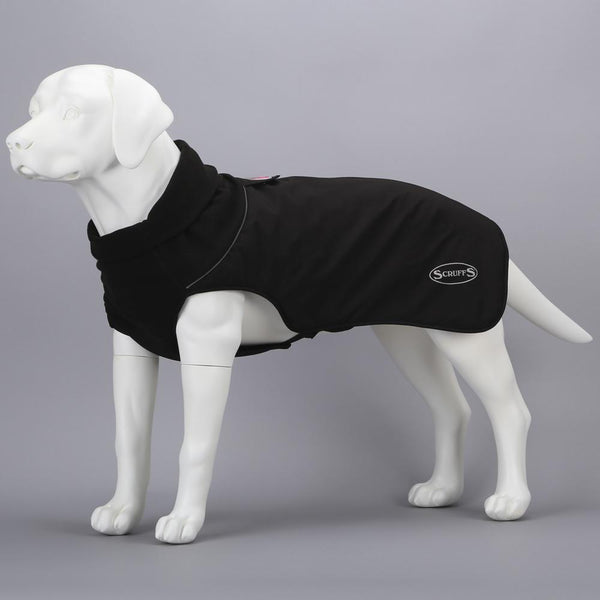 Thermal Reflective Dog Jacket - Black Dog Jacket Scruffs® 