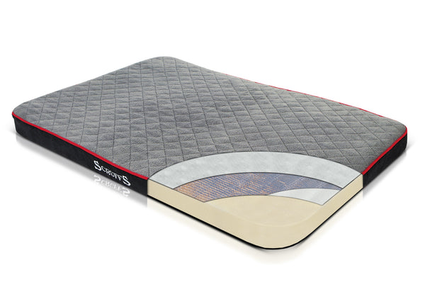 Thermal Pet Mattress - Black & Grey